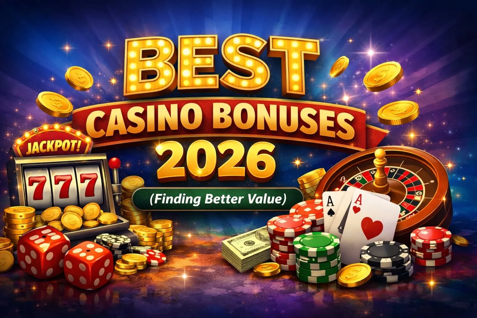 Best Casino Bonuses 2026 (Finding Better Value)