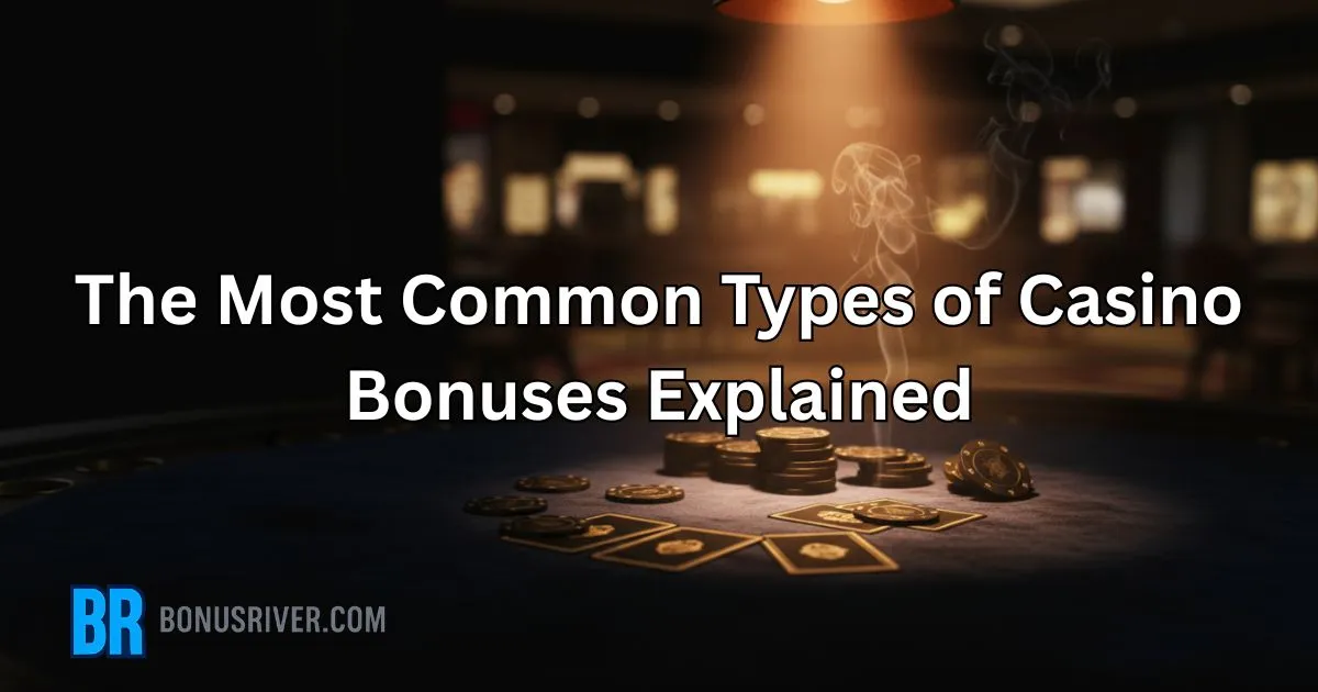 The Most Common Types of Casino Bonuses Explained